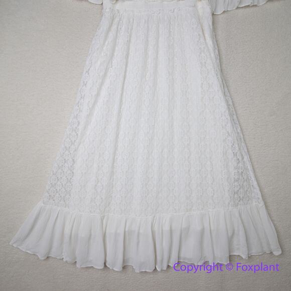 New! City Chic Holland Maxi Tiered Dress‎ ivory white, plus size 16 - Picture 5 of 16